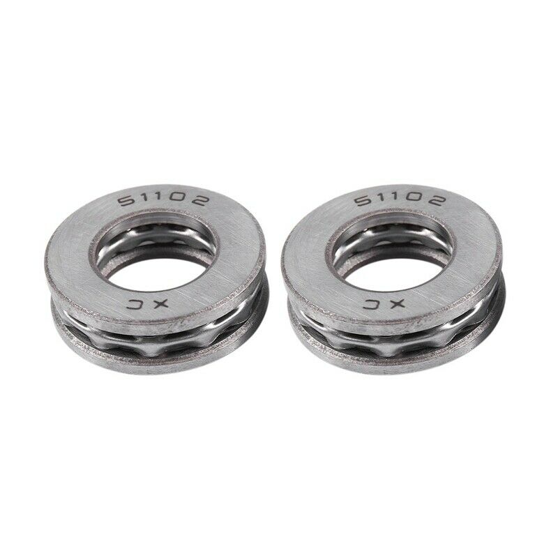 2 Pcs 15 x 28 x 9mm 51102 Single Direction Thrust Ball Bearings J9I2
