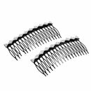 Plastic Decorative Comb Women Lady Rhinestone Hair Clip Comb Slide Hair Cli