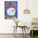 5D DIY Special Shaped Diamond Painting Snowman Embroidery Mosaic Craft Kit