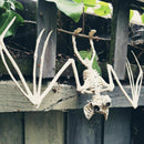Creepy Skeleton Bat Bones Halloween Decor Scene Home Scary Party Best Prop X7C6