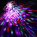 6W Rotating Crystal Magic Ball RGB LED Stage Light Bulb for Disco Party DJ