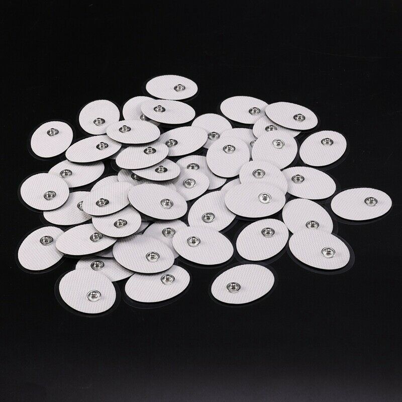 50Pcs 3x4cm Electrode Pads for TENS Non-Woven Self Adhesive Replacement ElecP7V3