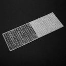 1pc Multi-Letters Plastic Embossing Folder Template For Scrapbooking DIY