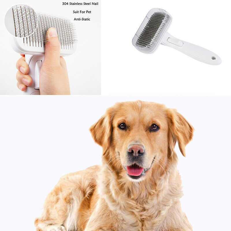 Pet Brush Self Clean Dog Comb Pet Products Pet Comb for Dogs Grooming Toll