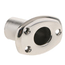 30 Degree - Marine Boat Hand Rail Fitting / Stainless Steel Flag Pole Socket