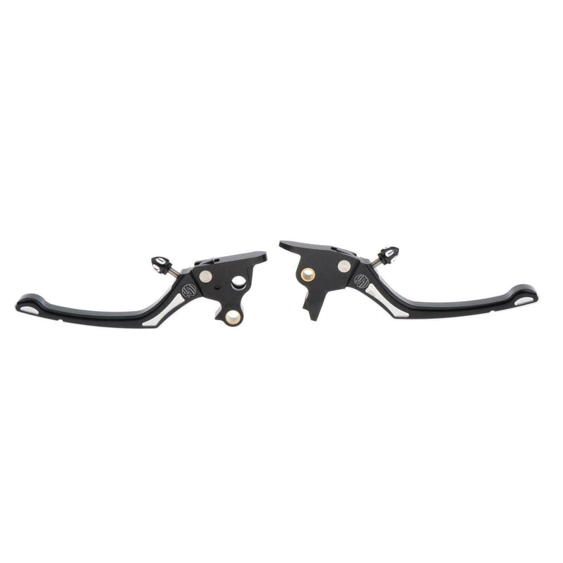 1 Set Dirt Bike Clutch Brake Lever Black for 08-13FLHT FLHX FLTR 08-16FLHR