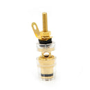 2Pcs 4MM Brass Speaker Amplifier Terminal Binding Post Connector Red and BlackJR