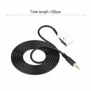 For Mercedes Benz 12-Pin 3.5mm Audio AUX Cable Input Adapter Car MP3 Play WMW