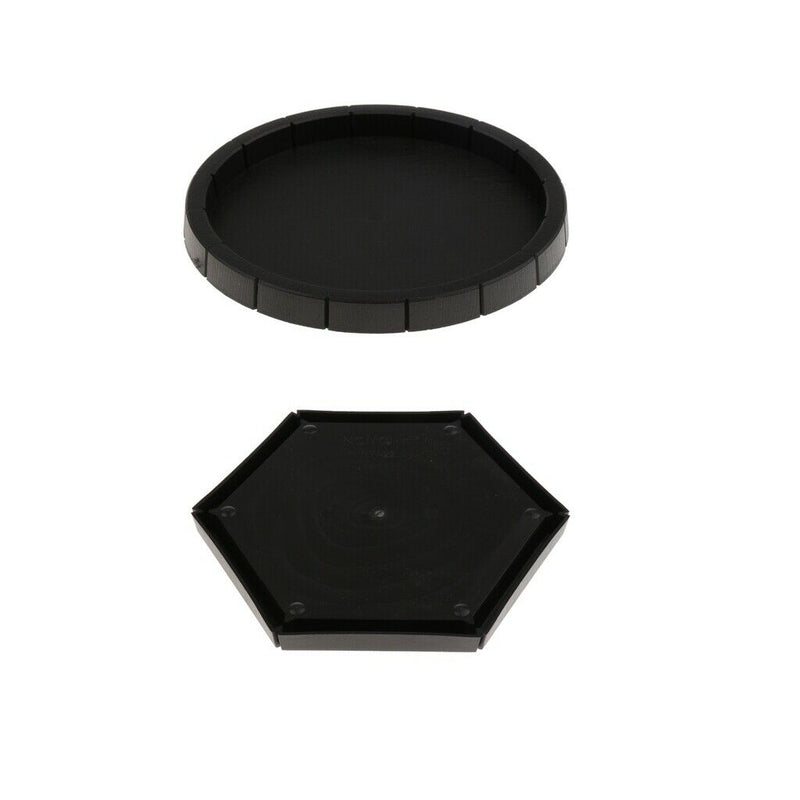 2 Pcs Mealworm Worm Feeder Bowl Food Water Dish for Reptile Vivarium Terrarium