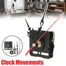 DIY Clock Accessories Metal Hour Minute Second Hand Mute Clock Movement Kit Set