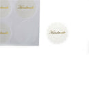 80x/10sheet Lovely Lace Round DIY Envelope Sealing Stickers 3.3cm white ColourJR