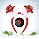 Cartoon Flashing Christmas Headband Light Up Accessories (Santa Claus)