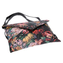 Flower Pattern Clutch Bag Oil Painting Rivets Handbag Women Envelope Bag