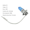 2 H3 Hid XENON Hyper White Headlight Bulb Bulbs Car Light Lamp Foglight 100W 12V