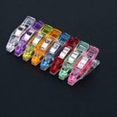 50pcs Plastic Wonder Clips Holder for DIY Patchwork Fabric Quilting Color random