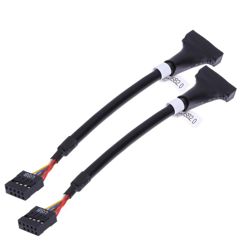 USB 3.0 20 Pin Male to USB 2.0 9 Pin Motherboard Female  Cable