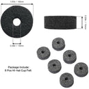 23 Pieces Cymbal Replacement Accessories Cymbal Felts Hi-Hat Clutch Felt Hi