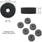 23 Pieces Cymbal Replacement Accessories Cymbal Felts Hi-Hat Clutch Felt Hi
