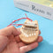 Mini 8 Keys Kalimba Mahogany Thumb Piano w/ Lanyard Percussion Instrument