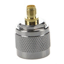 2pcs N Male Plug to SMA Female Jack RF Coaxial Adapter Connector