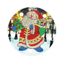 DIY LED Special Shaped Diamond Painting Santa Claus Needlework Home Lamp