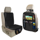 Car Seat Protector + Kick Mats Auto Backseat Protector Car Seat Cover For B C2Z6