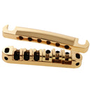 Roller Saddle Bridge Set w/ Posts Wrench For Les Paul Electric Guitar Golden