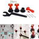 24Pcs/Set Mini Level Wedges Alignment Tile Spacers For Flooring Wall Tile C