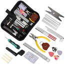 25 Pieces Guitar Repair Setup Tools for Ukulele Mandolin Banjo Maintenance