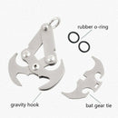 Multifunctional Survival Folding Grappling Hook Outdoor Climbing Claw Stain