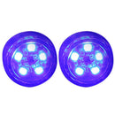 2pcs LED Car Door Warning Lights Anti Rear-end Collision Lamps (Blue 5LED)