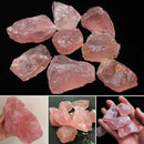 1pc New Natural Pink Rose Quartz Crystal Specimen Healing Natural Rough Stones