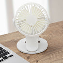New Portable Handheld Small Fan New Clip USB Fan Charging Desktop Mini Port