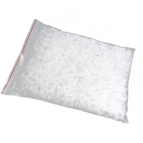 1000pcs 0.5ml Centrifuge Microcentrifuge Tubes Test Vials Graduated