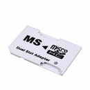 New CR-5400 PhotoFast MicroSD MicroSDHC TF Card to MS Pro Duo Dual Slot Ada I8S9