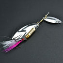 7g fishing lure spoon bait ideal for bass trout perch pike rotating fishing 3C