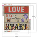5D DIY Full Drill Diamond Painting Positive Word Cross Stitch Mosaic (A03)