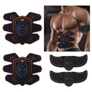 4x Wireless EMS Stimulator Arm Abdominal Toning Belt Abs Gym Muscle Shaping Gear