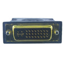 20 * 10 Mm DVI-D 24 + 1 Pin Male To VGA 15Pin Female Active Cable Plastic ZSM