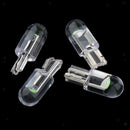 2Pieces 194 T10 DC12V LED Bulb Wedge License Plate Light for Motorbike Green