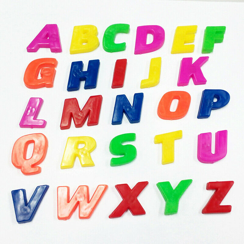 26 Magnetic Letters Children Kids Alphabet Magnets In Lower Case Learning Supply