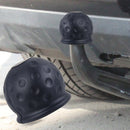2pcs 50mm Towball Car Rubber Tow Ball Protector Cover Cap Hitch Caravan Trailer