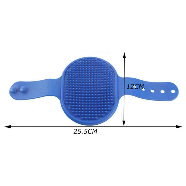 Dog Cat Bath Brush Rubber Glove Hair Fur Grooming Massage Pets Supplies #gib