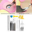 18Pc Precision Craft Vinyl Weeding Tools Set Modeler Basic Tools Craft Set Hobby
