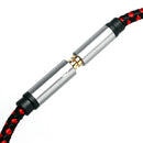 3.5mm Male to 3 Female Audio Splitter Cable Headphone Microphone AUX Cord A