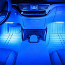 Durable 4*12LED Multicolor Car Interior Strip Lights Wireless Remote Control