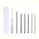 6Pcs/Set Stainless Steel Paracord FID Set Lacing Stitching Needles And Smoothing