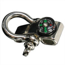 Adjustable Paracord Survival Bracelet alloy Buckle Compass Compass Q2Y1