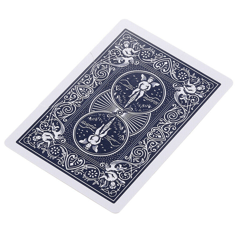 Durable Bitten and Restored Card Poker Close up Magic Kits Gimmick Props Blue or