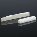 Buffalo Bone Guitar Bridge Nut Saddle for 6 String Classical Guitar White